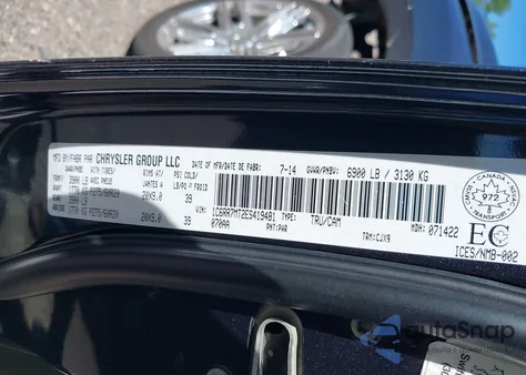 2014 Ram 1500 Sport from USA, damaged, VIN 1C6RR7MT2ES419481